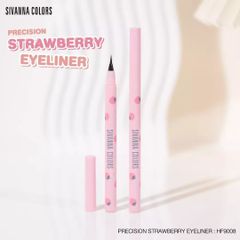 Bút Kẻ Mắt Đầu Siêu Mảnh Sivanna Color Strawberry Eyeliner