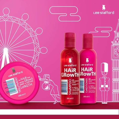 Dầu Gội & Dầu Xả Kích Thích Mọc Tóc Lee Stafford Hair Growth