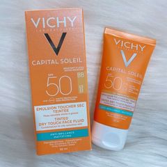 Kem Chống Nắng Thoáng Nhẹ Không Bóng Dầu Vichy Ideal Soleil Dry Touch SPF 50 50ml