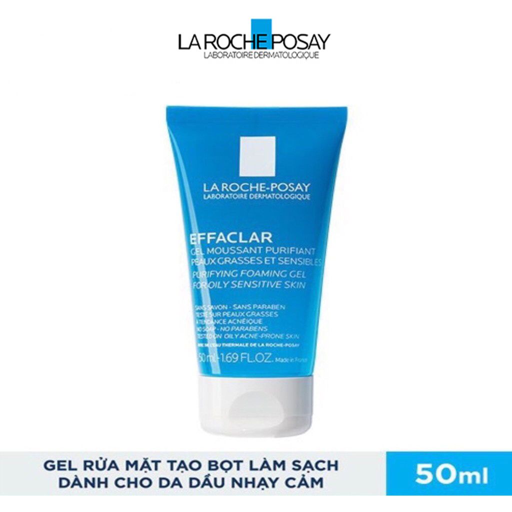 Sữa Rửa Mặt Dạng Gel Dành Cho Da Dầu, Da Nhạy Cảm La Roche-Posay Effaclar