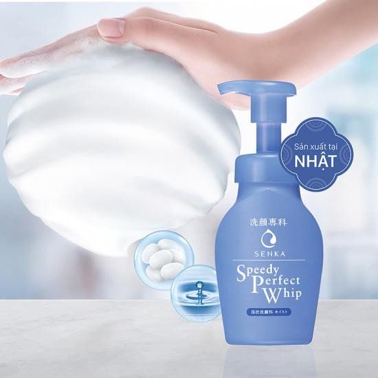 Bọt Rửa Mặt Senka Speedy Perfect Whip 150ml