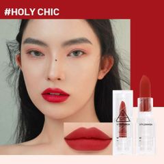 Son Thỏi Lì 3CE Vỏ Trong Suốt Soft Matte Lipstick 3.5g