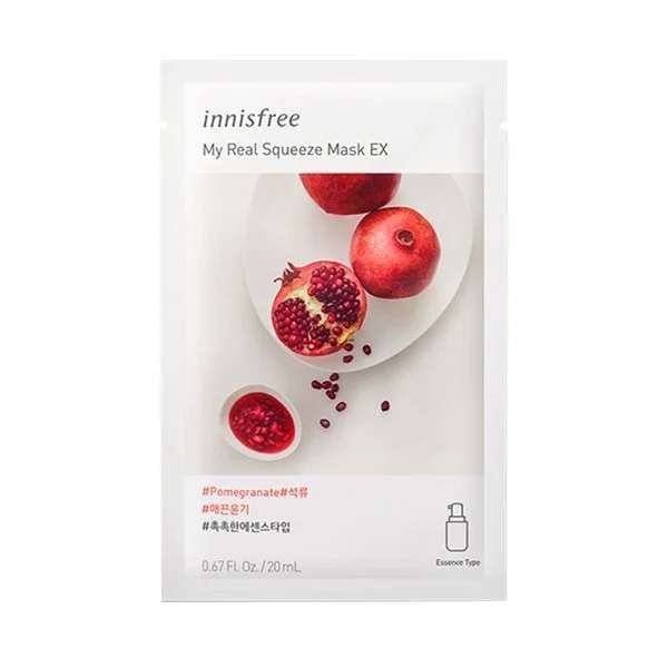 Mặt Nạ Giấy Chiết Xuất Từ Thiên Nhiên Innisfree My Real Squeeze Mask