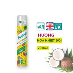 Dầu Gội Khô Làm Sạch Tóc Nhanh Chóng Batiste Dry Shampoo 200ml