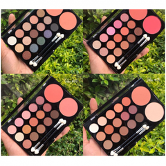 Set Trang Điểm Mắt, Má Hồng Odbo Colorful Life Makeup Palette OD1017