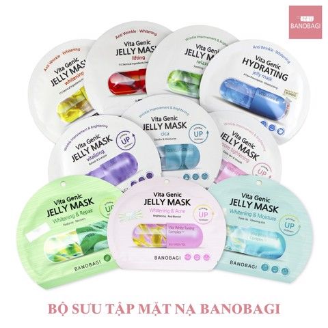 Mặt Nạ Giấy Viên Thuốc Banobagi Anti Wrinkle Whitening Vita Genic Mask