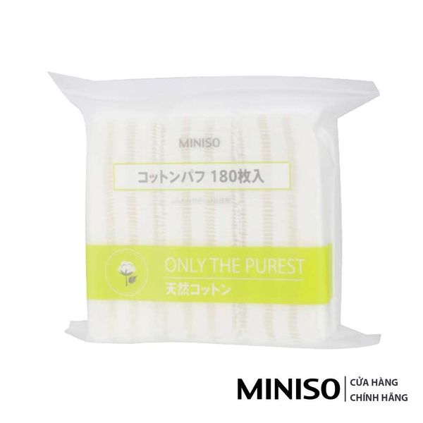 Bông Tẩy Trang Miniso (180 miếng)