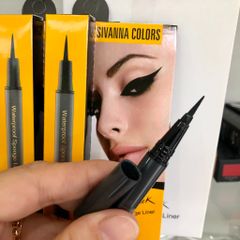 Bút Kẻ Mắt Nước Không Trôi Sivanna Super Black Eyeliner Màu Đen