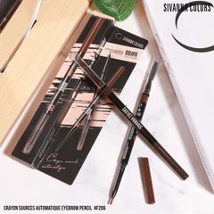 Chì Kẻ Mày Sivanna Colors Crayon Sources Automatique Eyebrow Pencil