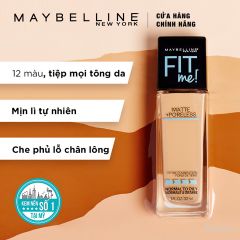 Kem Nền Kiềm Dầu Fit Me Maybelline New York Matte Poreless Foundation 30ml