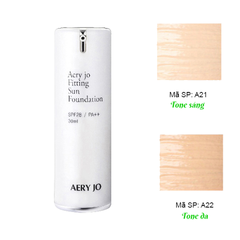 Kem Nền Trang Điểm Và Chống Nắng Aery Jo Fitting Sun Foundation