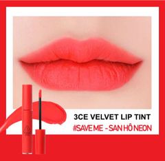 Son Kem Lì 3CE Velvet Lip Tint 4g