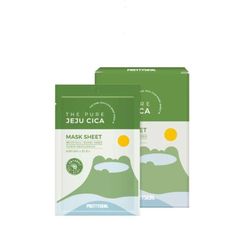 Mặt Nạ Rau Má Prettyskin The Pure Jeju CiCa Mask Sheet