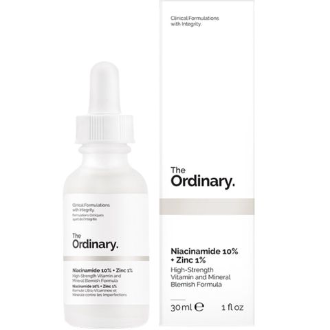 Tinh Chất Trị Mụn Và Giảm Thâm Serum The Ordinary Niacinamide 10% + Zinc 1% 30ml