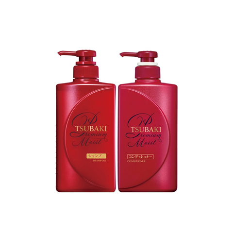 Dầu Gội - Dầu xả Tsubaki Premium Moist 490ml (đỏ)