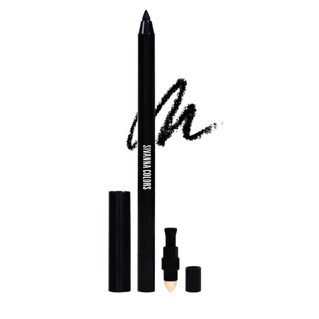 Chì Kẻ Mắt Sivanna Colors Eyes-Opener Eyeliner Gel Pan Super Black HF947