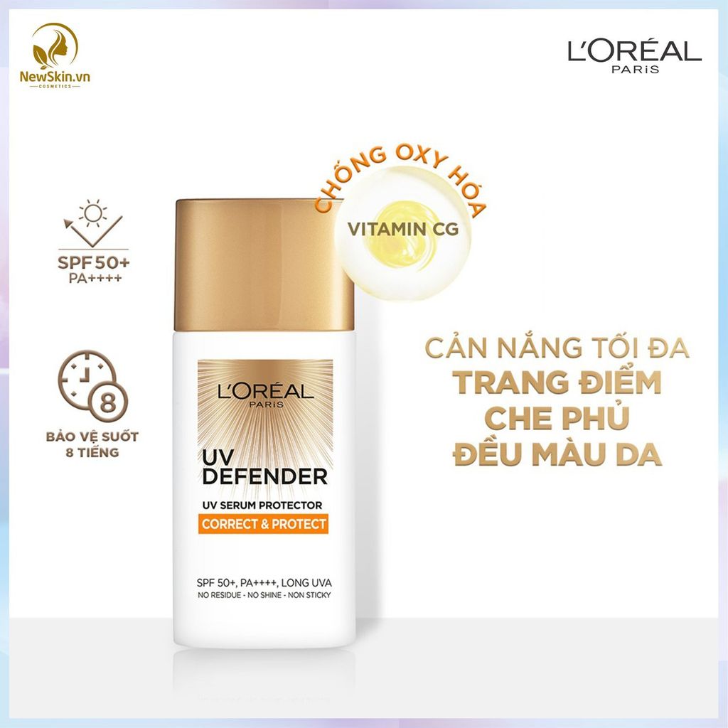 Kem Chống Nắng Loreal UV Defender- Correct & Protect 50ml (cam)