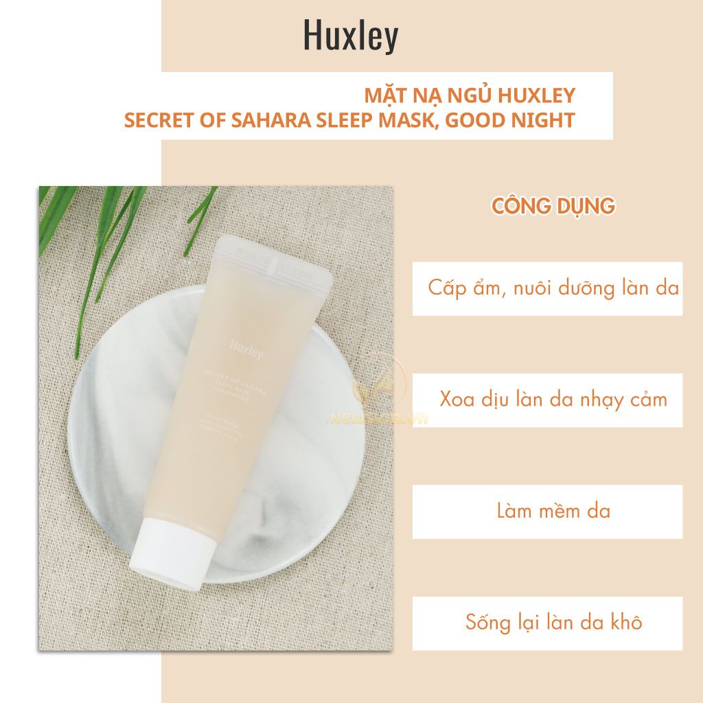 Mặt Nạ Ngủ Huxley Secret Of Sahara Sleep Mask, Good Night 30g