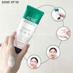 Sữa Rửa Mặt Trị Mụn Some By Mi AHA-BHA-PHA 30 Days Miracle Acne Clear Foam 100ml