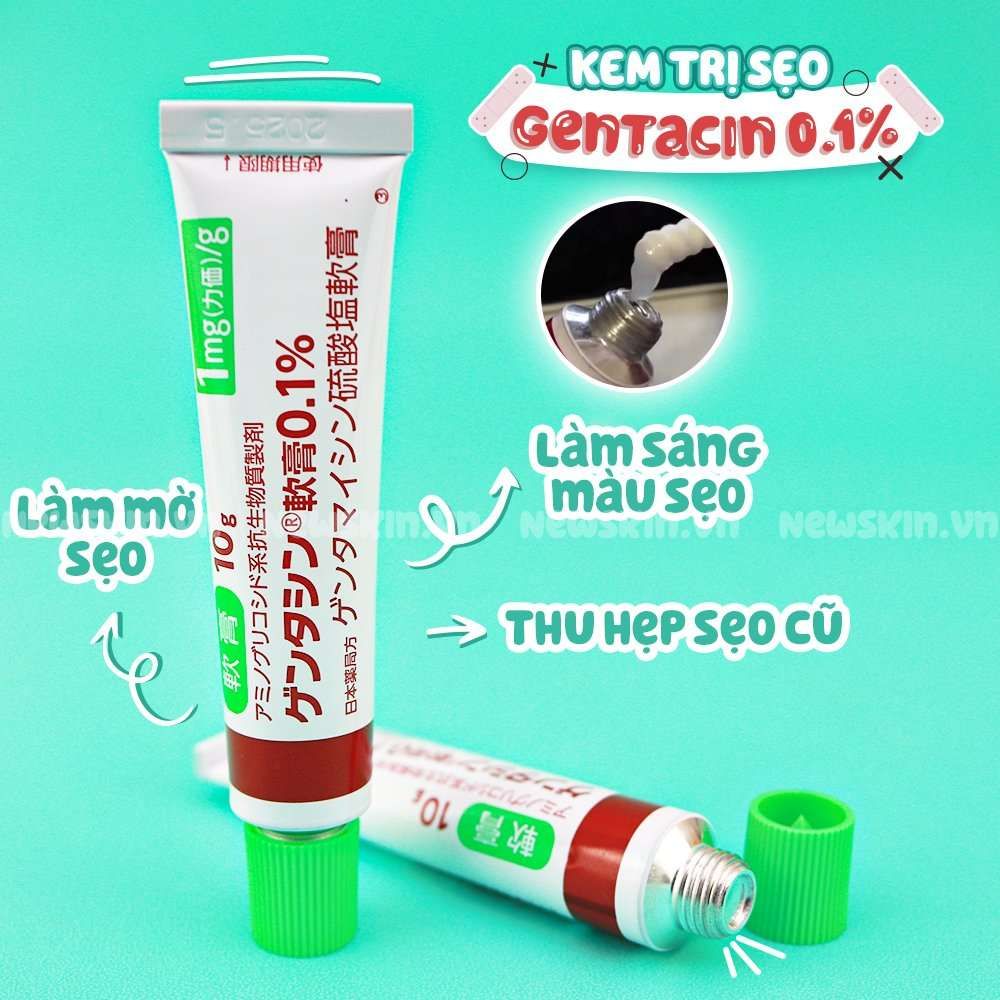 Kem Trị Sẹo Thâm Gentacin 0.1% Nhật Bản - 10g