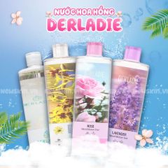 Nước Hoa Hồng Dưỡng Ẩm, Kháng Viêm, Kiềm Dầu Và Hỗ Trợ Làm Giảm Mụn Toner DerLadie 500ml