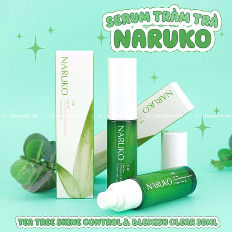 Serum Tràm Trà Naruko Tea Tree Shine Control & Blemish Clear 30ml
