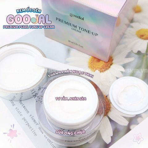 Kem Dưỡng Trắng Da Goodal Premium Pearl Tone Up Cream 30ml