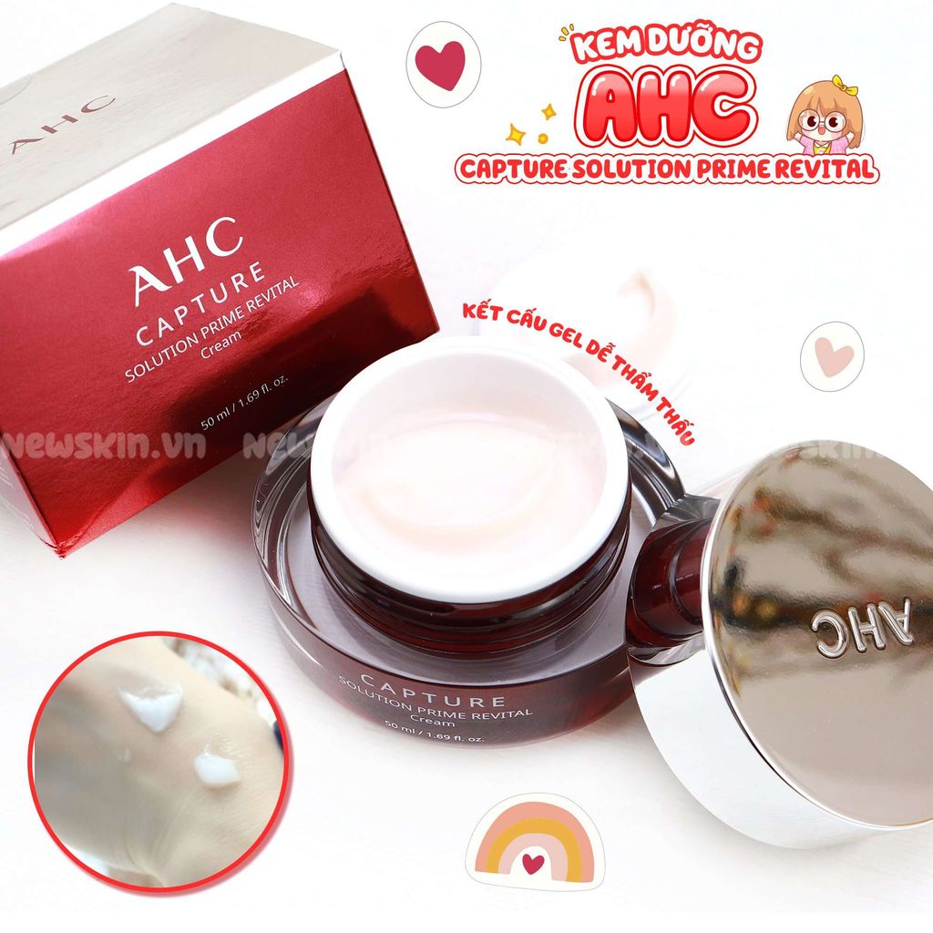 Kem Dưỡng, Chống Lão Hóa AHC Capture Solution Prime Cream 50ml