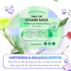Mặt Nạ Giấy Banobagi Stem Cell Vitamin Mask 30g