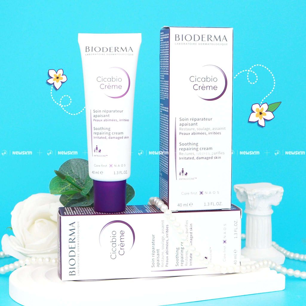 Kem Dưỡng Bioderma Cicabio Cream 40ml (tím)