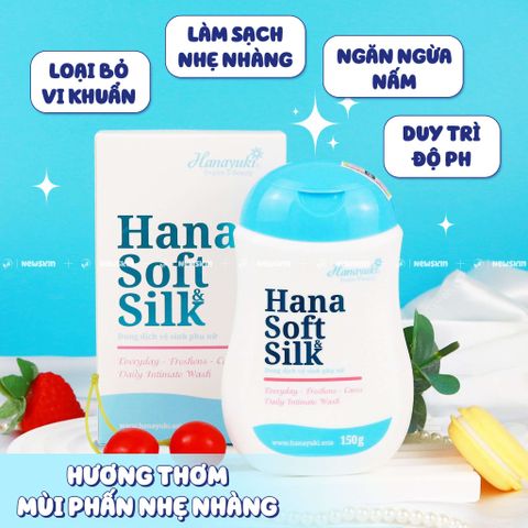 Dung Dịch Vệ Sinh Hanayuki Soft Silk 150g