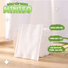 Bông Tẩy Trang Miniso (180 miếng)