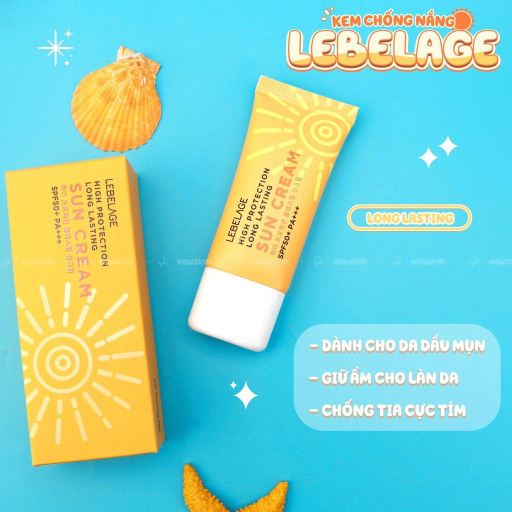 Kem Chống Nắng Lebelage High Protection Sun Cream SPF 50+ PA+++
