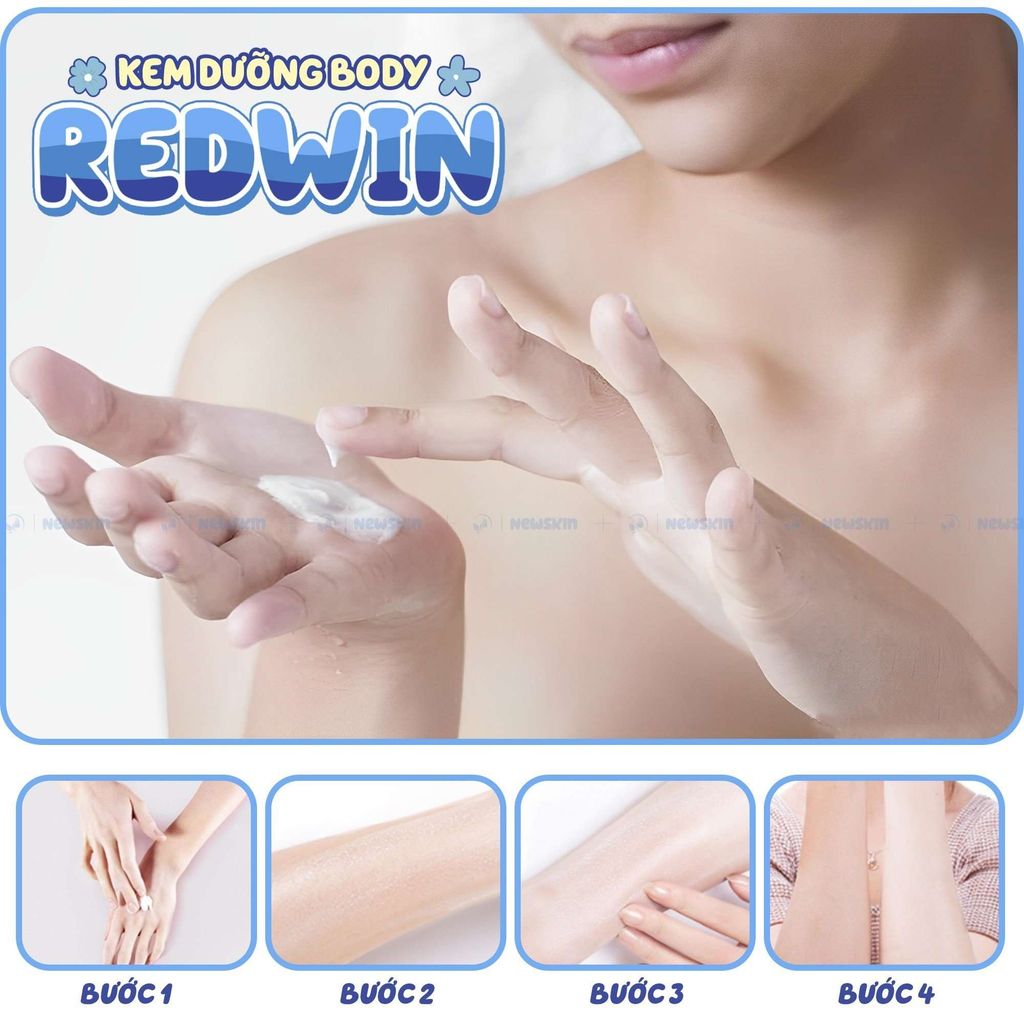 Kem Dưỡng Da Mềm Mịn Body Redwin Vitamin E Cream 300g