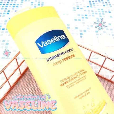 Sữa Dưỡng Thể Vaseline Deep Restore 725ml