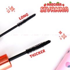 Mascara 2 đầu làm dài và dày mi Sivanna Colors Strawberry Duo HF9035