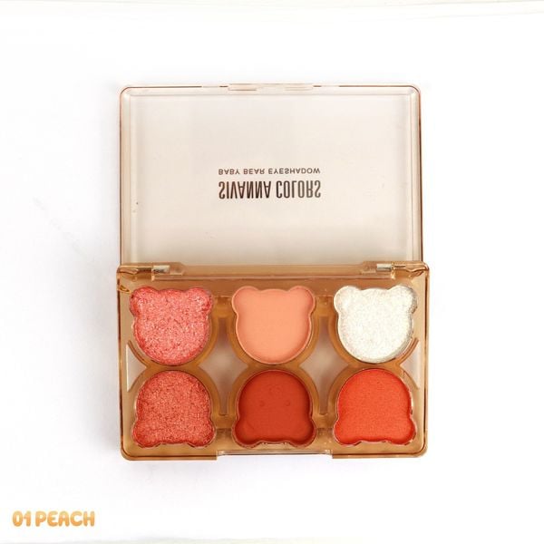 Phấn mắt 6 ô Sivanna Colors Baby Bear Eyeshadow  HF134