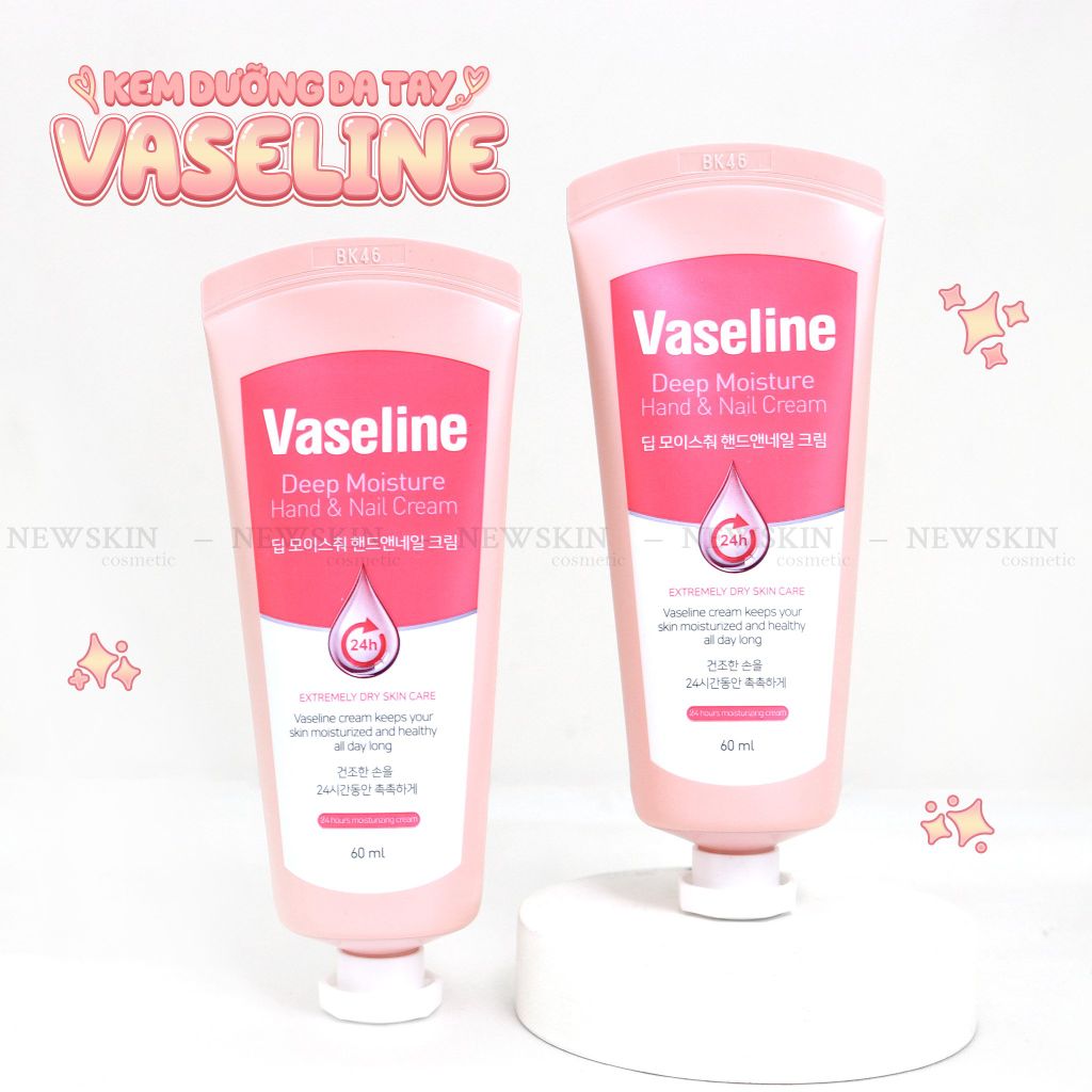 Kem Dưỡng Da Tay Vaseline 24h Deep Moisture Hand & Nail Cream