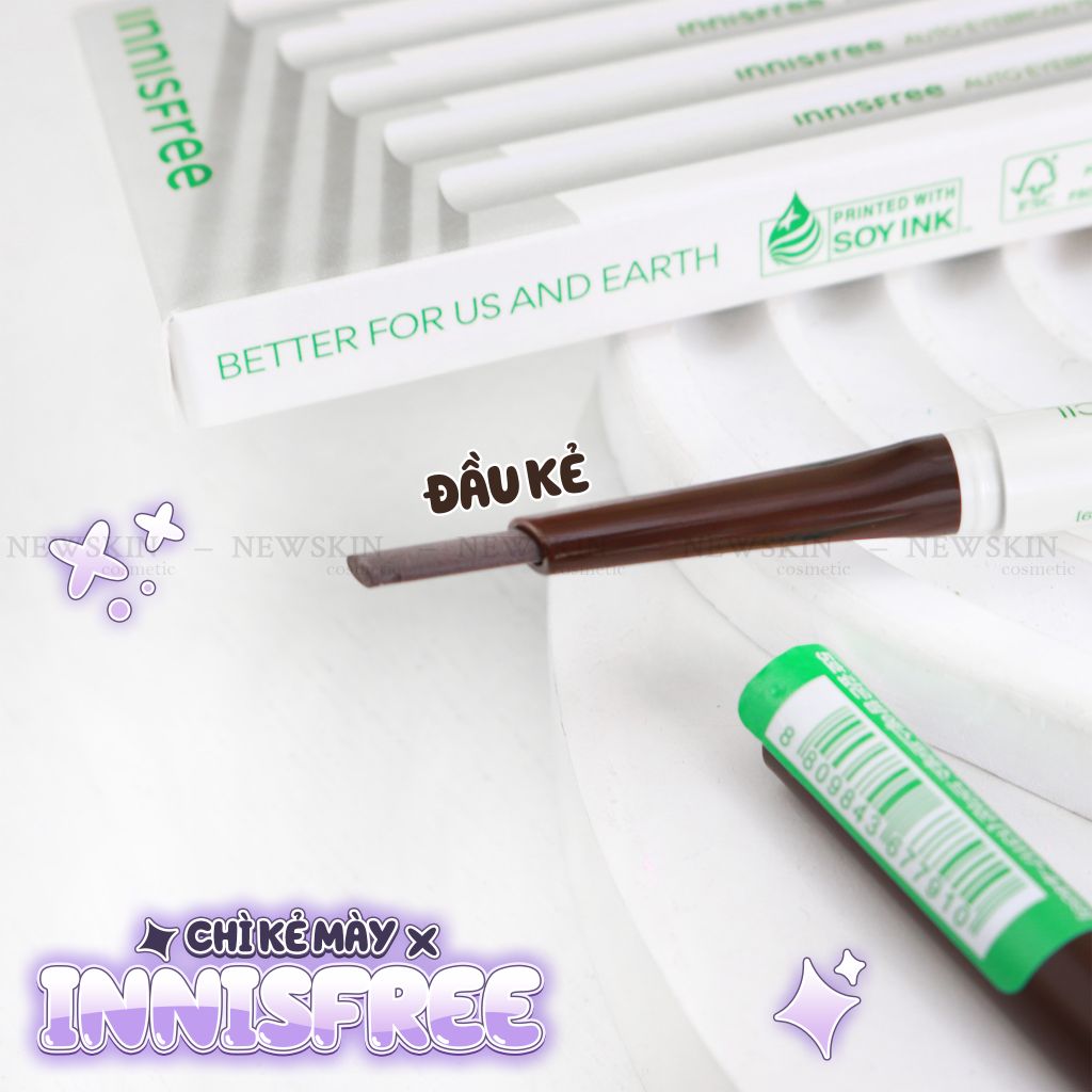 Chì Kẻ Mày Innisfree Auto Eyebrow Pencil 03