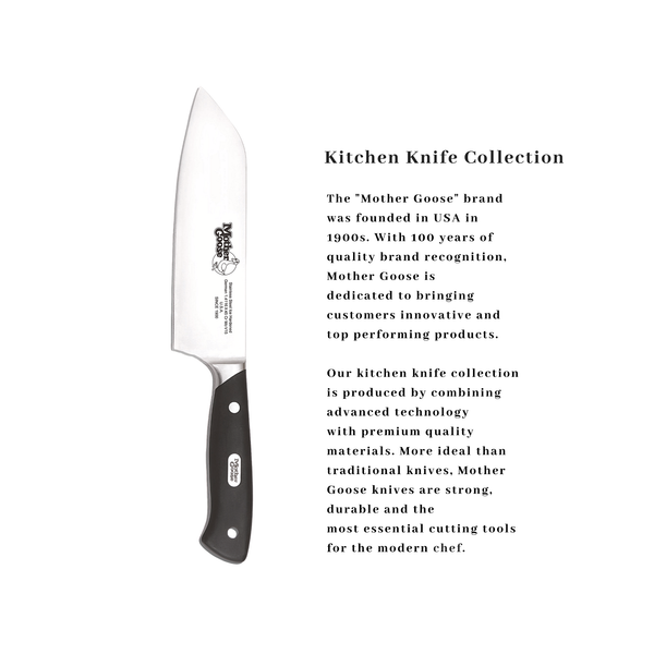  MOV STEEL SANTOKU KNIFE 6.5 INCH 