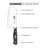  MOV STEEL VEGETABLE CLEAVER 6.5 INCH 