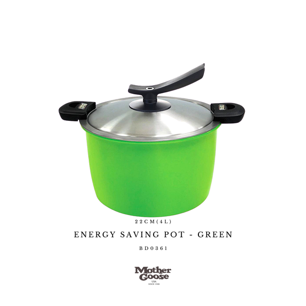  ENERGY SAVING POT-GREEN 22CM 