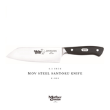  MOV STEEL SANTOKU KNIFE 6.5 INCH 