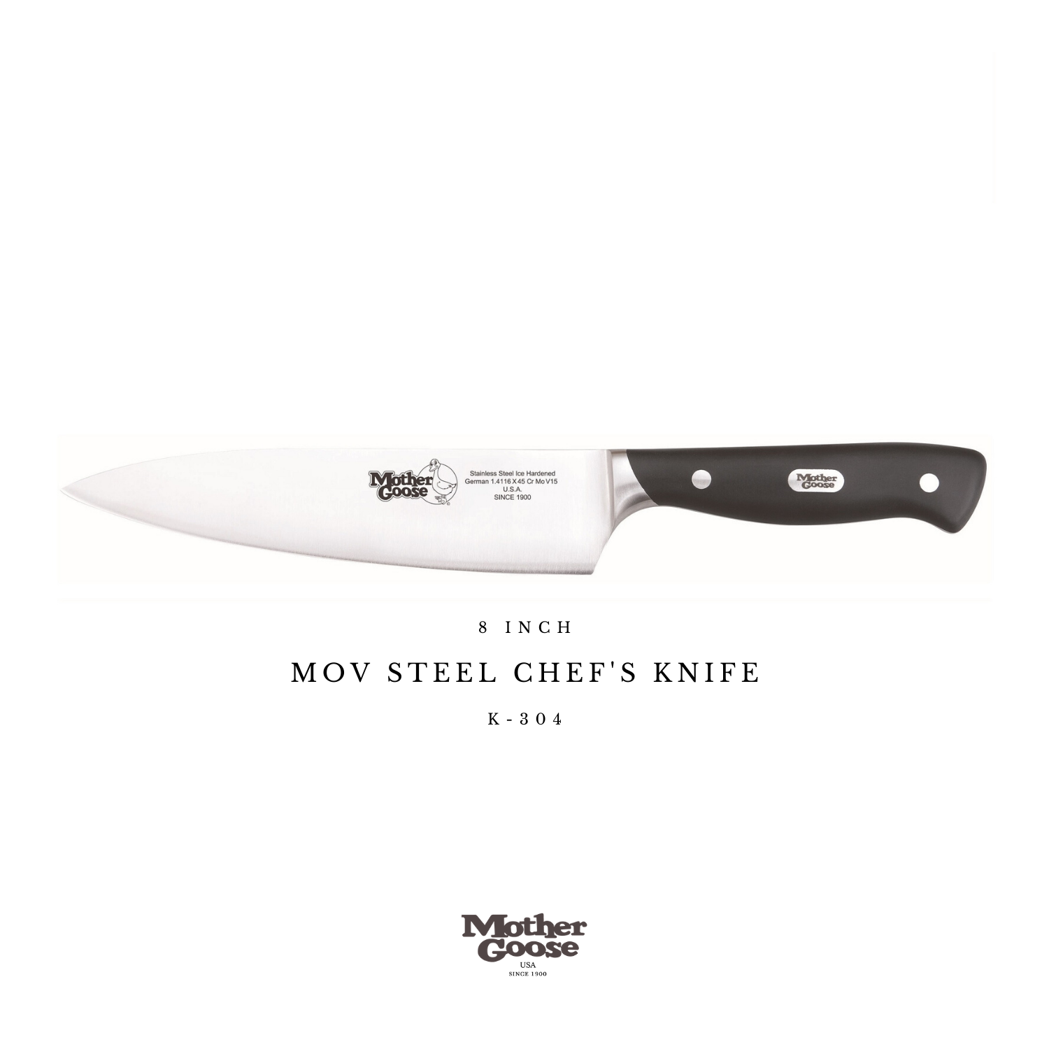 MOV STEEL CHEF'S KNIFE 8 INCH