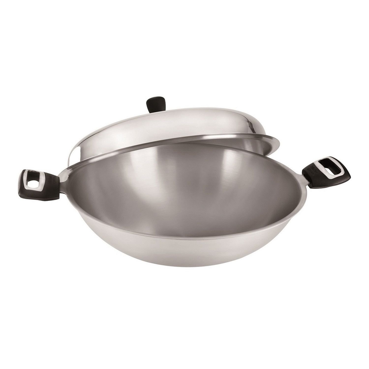 KATE STAINLESS STEEL WOK 40CM