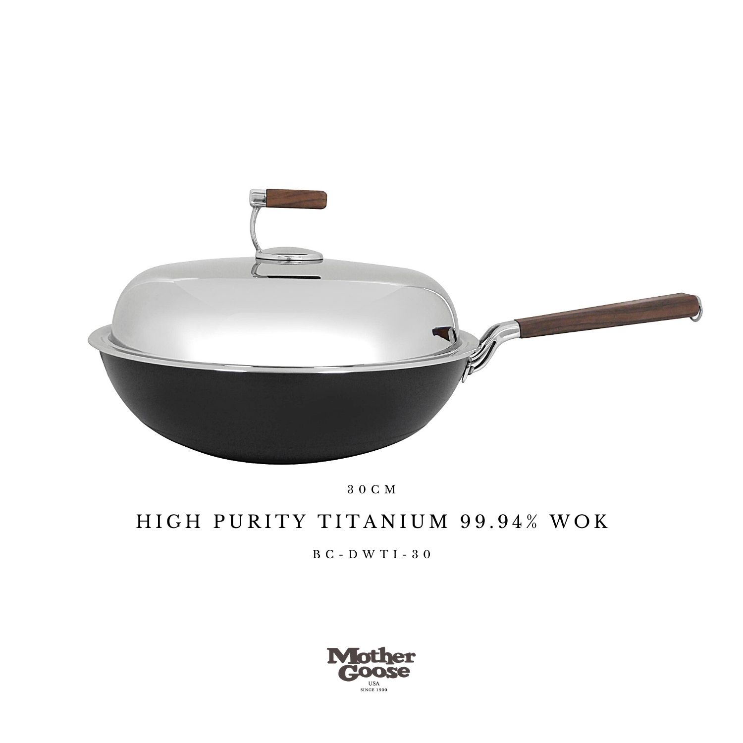 HIGH PURITY TITANIUM 99.94% WOK 30CM