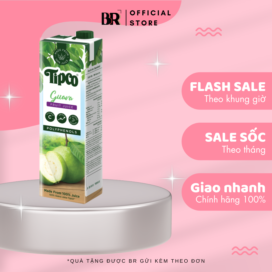 Tipco 100% Nước Ép 1L (Mới)