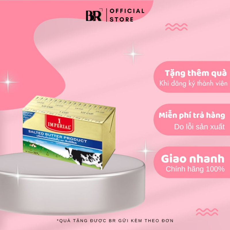 Bơ nguyên chất Imperial 227g