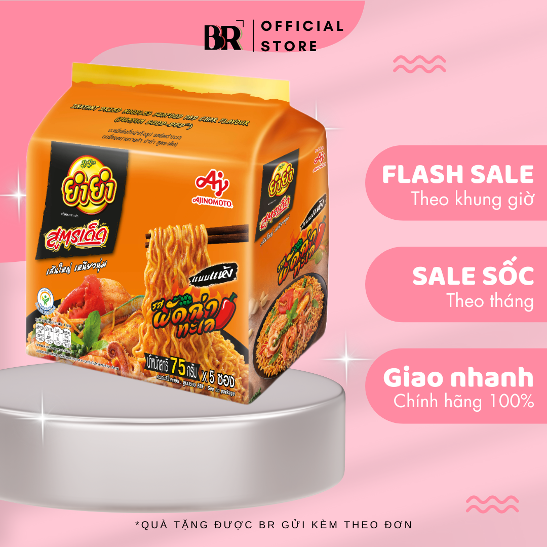 Mì Xào Khô Ăn Liền YumYum Sood-ded 75g