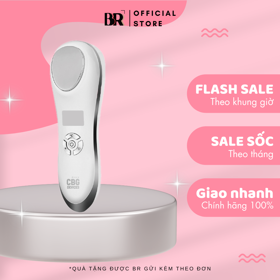 Máy Hỗ Trợ Đẩy Tinh Chất Dưỡng Da Nóng Lạnh CBG